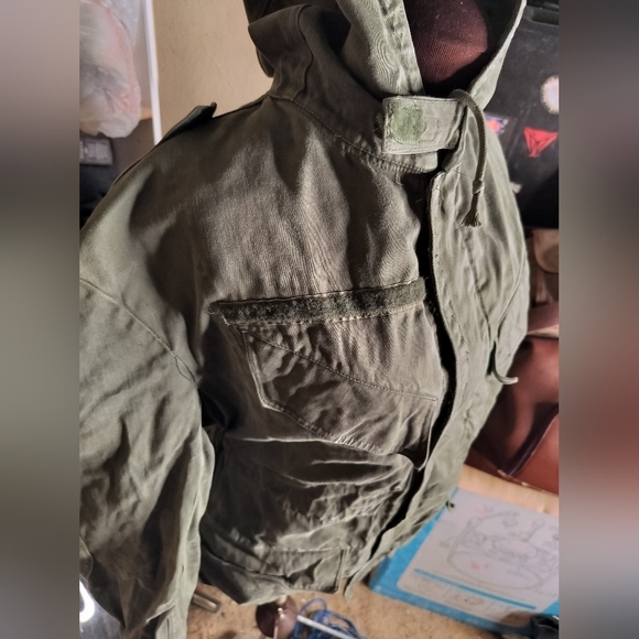 EUC Vintage SEYNTEX ABF 5F 1977 Heavy Dutch Military Utility Jacket - Picture 4 of 5